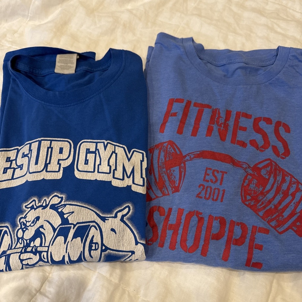 Vintage gym t-shirt bundle